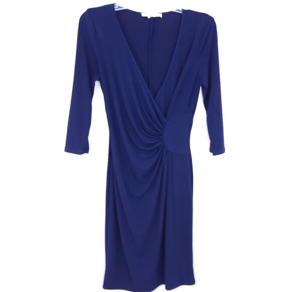 Laundry By Design Career Casual Dress, Navy Blue, Est. XS, 3/4 Sleeve, Stretchy - Picture 1 of 4
